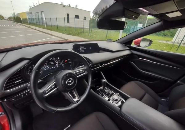 Mazda 3 cena 92250 przebieg: 34500, rok produkcji 2020 z Warszawa małe 379